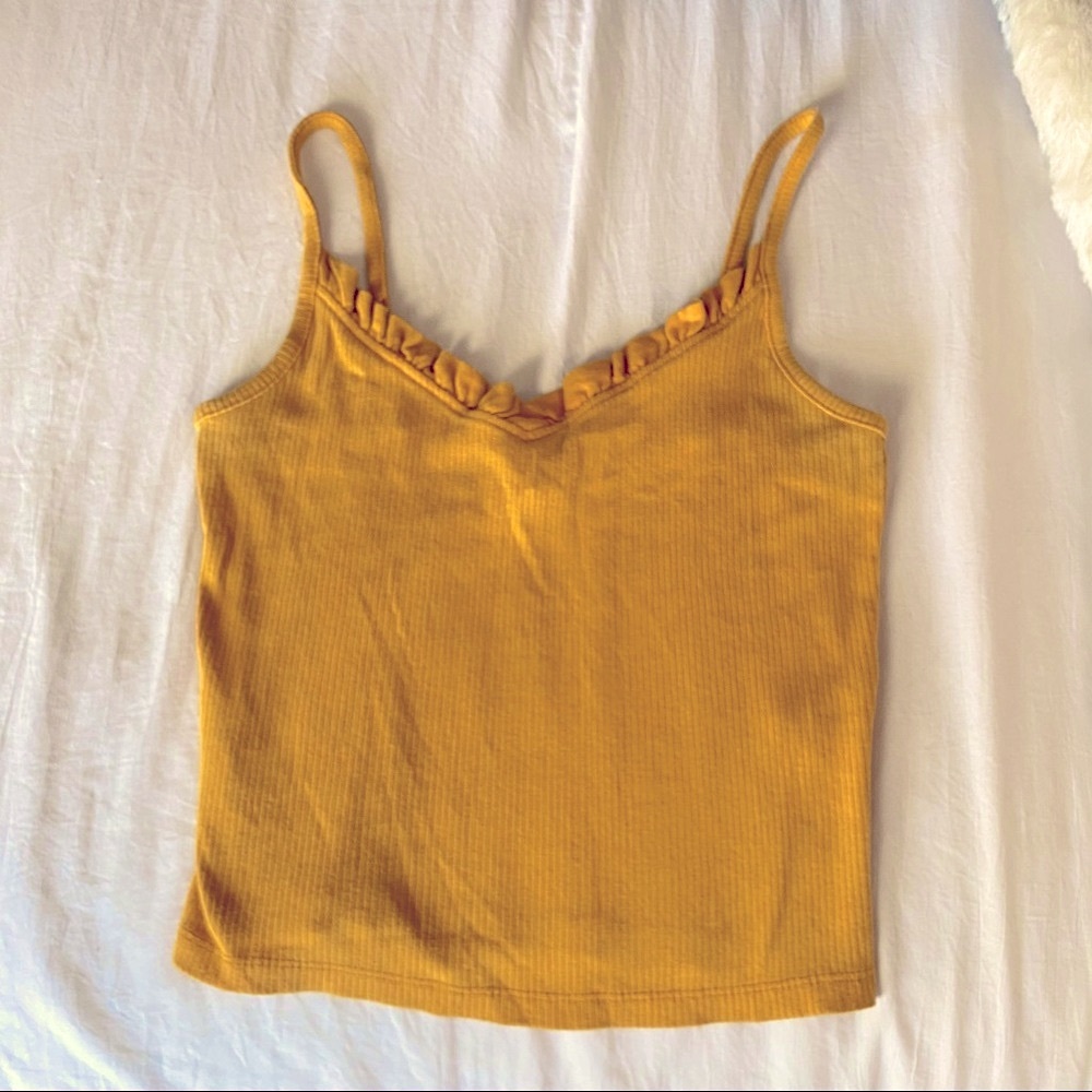 Ribbed Yellow top